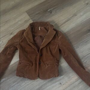 Free People Brown corduroy Blazer